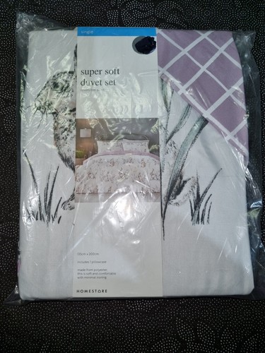 Super soft duvet set single - set,