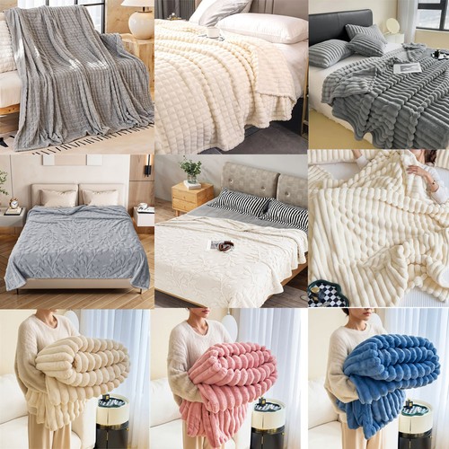 Luxury soft flannel throw - soft,