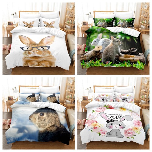 Rabbit bunny bedding set quilt - bunny,