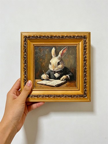 Gentleman rabbit notebook - rabbit,