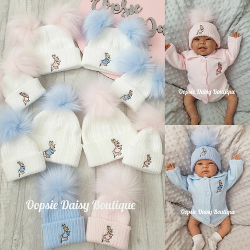 Baby knitted hats - baby, girls