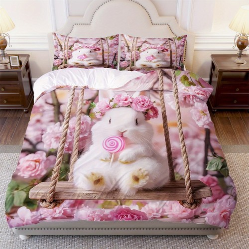 Flower rabbit candy duvet - candy,