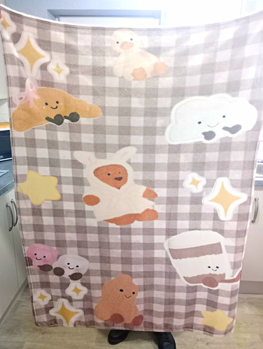 Fleece blanket grey - blanket,