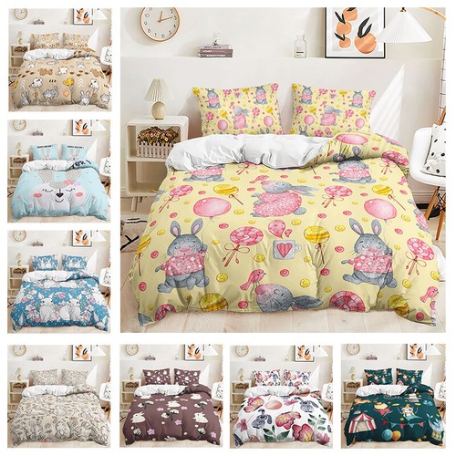 Rabbit quilt doona duvet cover - rabbit, quilt/doona/duvet