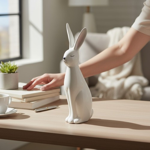 30cm cute white porcelain - 30cm,