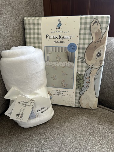 Peter rabbit single duvet set - single,
